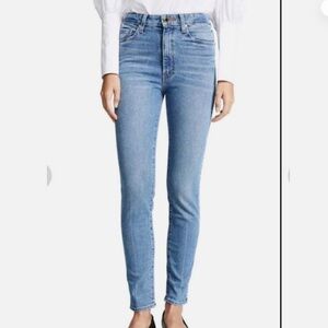 Khaite Women's Blue High Rise Straight Jeans